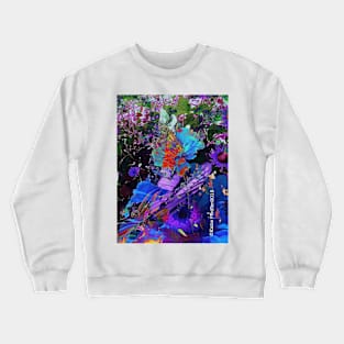 Abstract Butterfly photo collage Crewneck Sweatshirt